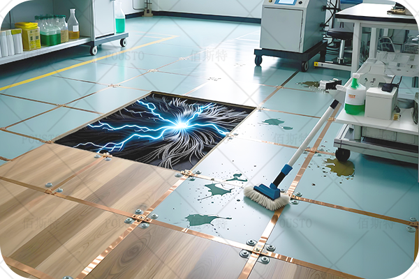 全局防静电环境,芯片实验室